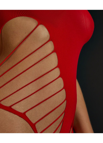 Боди-сетка Private streppy красный Hunkemoller (366447902)