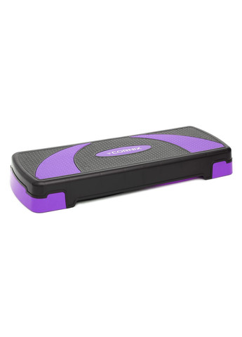 Степ-платформа 3-ступенчатая 78 х 29 х 10-20 см Black/Purple Cornix XR-0183 (342758422)
