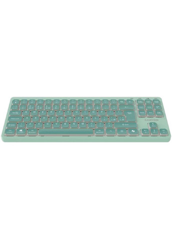 Клавіатура Green (m492903) Canyon OnType 10 TKL Mechanical Silent Low-profile USB UA (369015936)