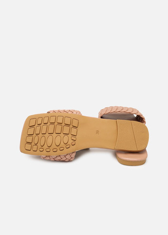 Шльопанці на каблуку жіночі колір бежевий ЦБ-00267955 Yuki (327999552)