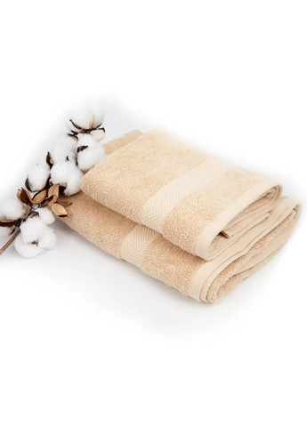 Хлопковое полотенце для тела 70*140 см, 470 г/м2 Honey Бежевый (2527070140) ТЕП однотонный бежевый