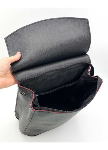 Рюкзак жіночий молодіжний 44206 чорний з червоним WeLassie (315688416)