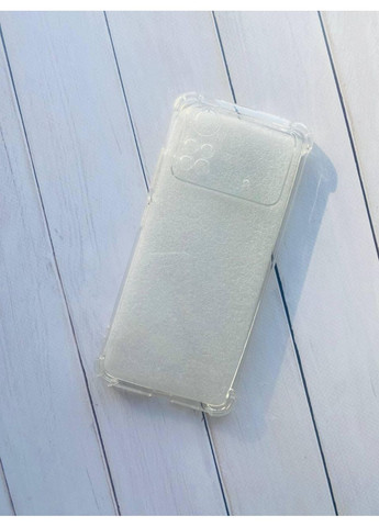 Ультратонкий силиконовый чехол с утолщёнными углами для Xiaomi Poco M4 Pro 4G Creative (359486796)