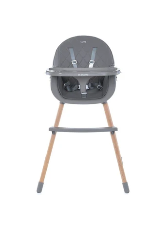 Стільчик для годування LUMI ME 1111 Gray екошкіра Seli No Brand (393502310)