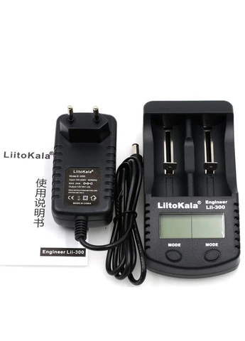 Зарядное устройство для Lii300, 2x(Lion/NiMH/NiCd), Power Bank, discharge function, display LiitoKala (314978576)