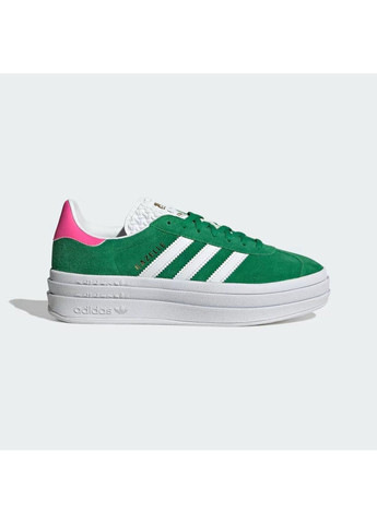 Зелені осінні gazelle bold green lucid pink wmns adidas IG3136