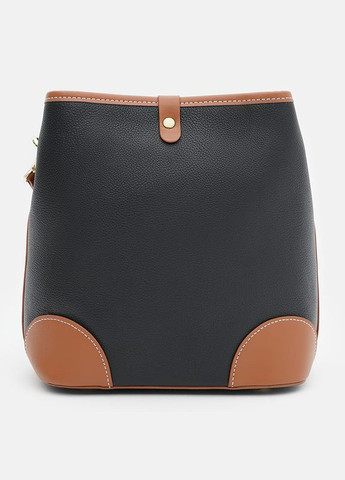 Сумка жіноча шкіряна через плече K19085bl Чорний Keizer (302008140)