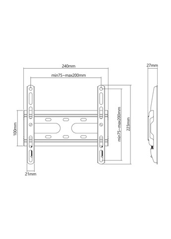 Кронштейн BZ03-20 UniBracket (320587097)