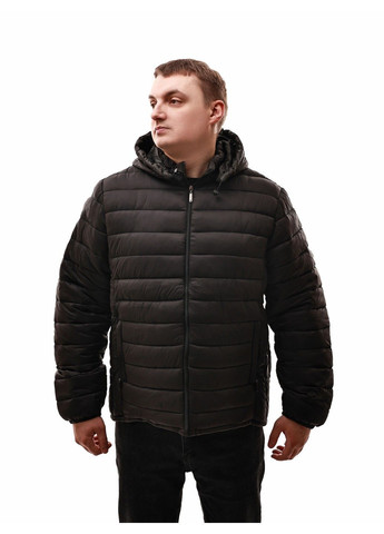 Чорна куртка зимова чоловіча No Brand