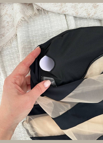 Черный летний женский купальник сплошной на одно плечо. слитный No Brand