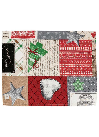 Набор салфеток Merry Christmas 35х45 см Разноцветный 3 шт Прованс (372600497)