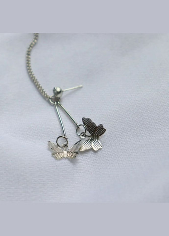 Сережка кафа фентезійна чарівна з підвісками та метеликами fairycore аніме кпоп магічна в стилі лоліта coquette корейський тренд No Brand (312544345)