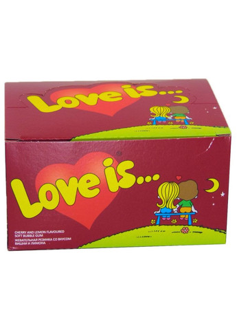 Жувальна гумка Love is зі смаком вишні-лимона, 100 шт/уп Mondelez (317554010)