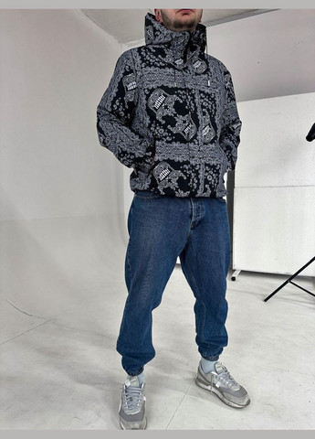 Комбінована демісезонна вітрівка чоловіча вітро/вологозахисна на підкладці No Brand