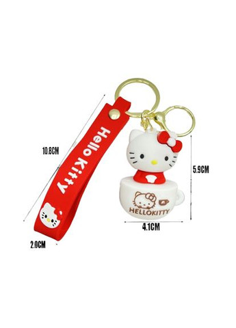 Привіт Кітті брелок Hello Kitty креативний брелок для ключів червоний аксесуари Shantou (285770893)
