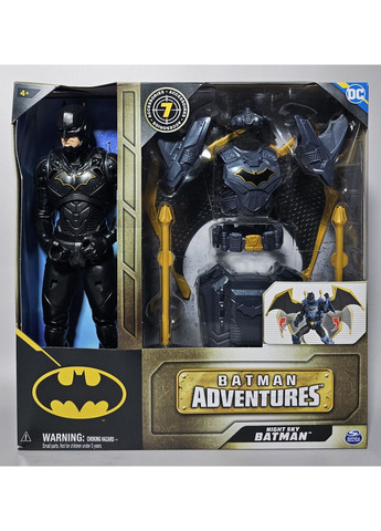 Оригинал DC Comics Batman Adventures Action Figure Бэтмен 30 см игровая фигурка с раскладными крыльями Spin Master (365251745)