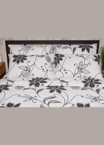 Комплект постільної білизни Бязь Gold Люкс «» полуторний євро 160х220 наволочки 4х50х70 (MS-820005623) Moon&Star Gray Denim (302973809)