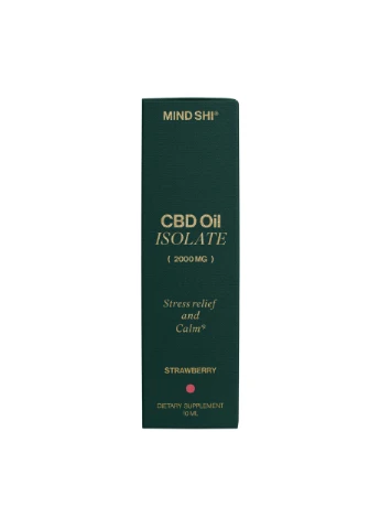 CBD Oil Isolate 2000 mg Strawberry - 10 ml Mind Shi (396876206)
