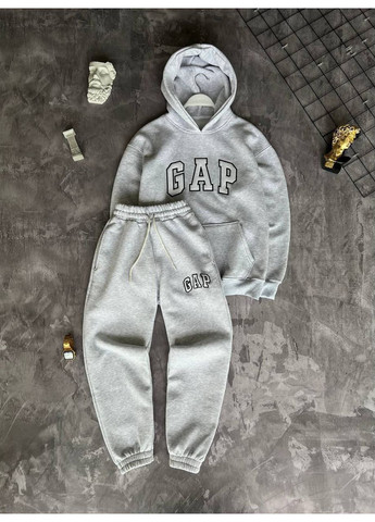 Сірий демісезонний костюм чоловічий Garna