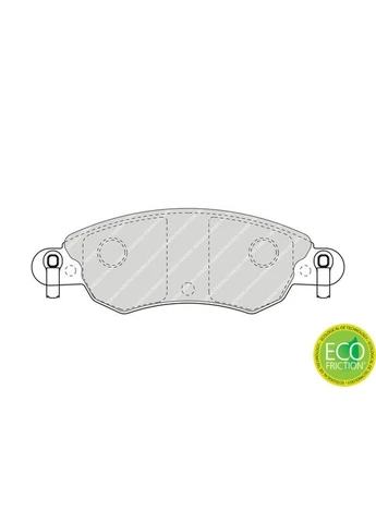 Колодки гальмівні дискові CITROEN C5 II (RC_) 1.8 2004.08-2008.09 FE FDB1410 Ferodo (362607679)