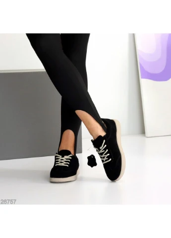 Черные черные кеды No Brand