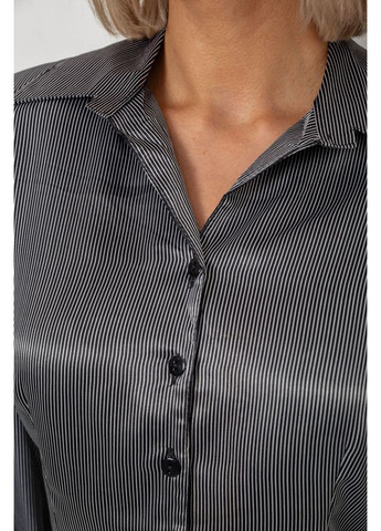 Сорочка класична в смужку, колір чорно-білий, 230R64-1 Ager (370367903)