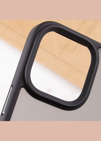 TPU+PC чохол Metal Buttons для Apple (6.7") Чорний | Black Epik iPhone 15 Pro Max (301083549)