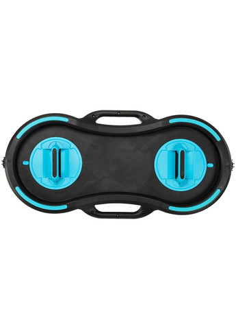 Балансировочная платформа Balance Trainer LP8216 (PVC, TPE, пластик, р-р 103х48, 5х25см, черный-синий) LiveUp (361434667)