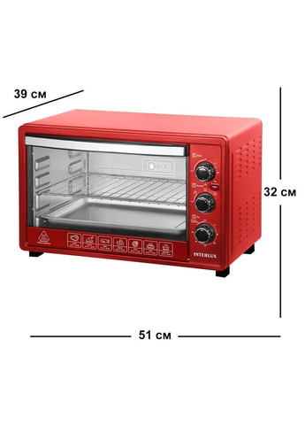 Електрична піч ILEO-0038R INTERLUX (340060367)