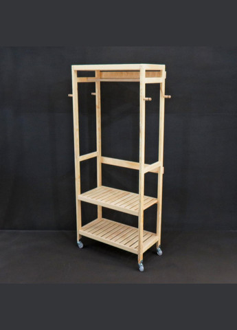 Стійка вішалка для одягу з дерева Хісария 79 бланже (СВГ-792001) No Brand (328082215)