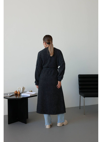 Графитовый демисезонный кардиган KaraMix