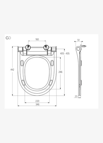 Сиденье для унитаза СП12-Д с микролифтом и быстросъемным креплением SoloPlast (340286044)