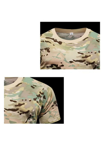 Футболка тактическая военная влагоотводящая в цвете мультикам. No Brand (366547293)