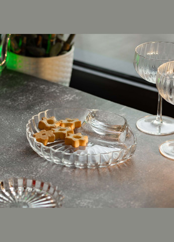 Блюдо для закусок фигурное с соусником, Yiwu (328441386)