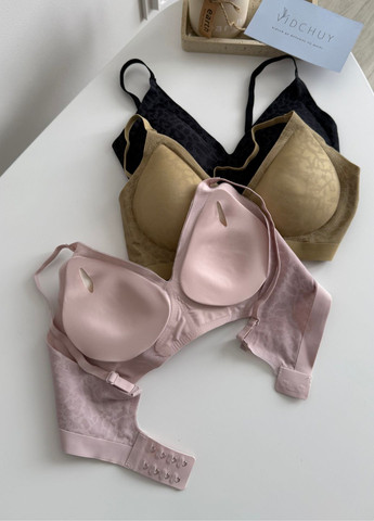 Пудровый бесшовный топ-бюстгальтер коллекции «свет» VIDCHUY