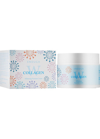 Освітлювальний крем для обличчя з колагеном W Collagen Whitening Premium Cream 50ml (755304-2841) ENOUGH (368640749)