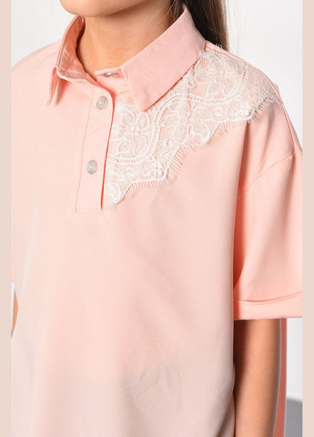 Блуза підліткова для дівчинки світло-рожевого кольору Let's Shop (299684756)