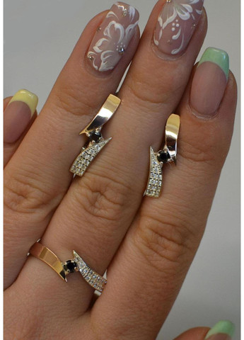 Серебряный набор с накладками золота Silver Style (367268263)