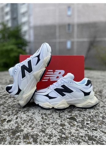 КРОСІВКИ ЖІНОЧІ NEW BALANCE 9060 WHITE BLACK U9060AAB НЬЮ БЕЛАНС 9060 No Brand чорні демісезони (369387358)