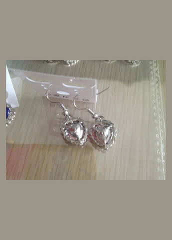 Набір підвіска та сережки Серце Океану з фільму Титанік комплект кулон сережки No Brand (338436361)