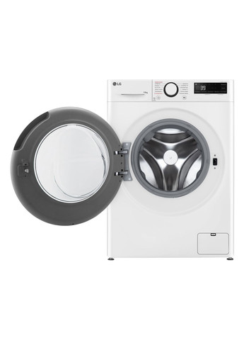 Пральна машина фронтальна, 10кг, 1400, A, 57см, дисплей, пара, інвертор, білий LG (366831945)