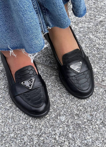 G-Aira Лоферы женские кожаные лоферы черный з натуральная кожа, украина — демисезон (317752990)