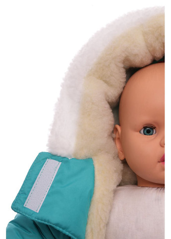 Чоловічок на хутрі для хлопчика без логотипу морська хвиля 74 см (51187) BABYKROHA (297200617)