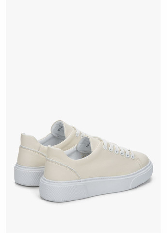 Світло-бежеві кеди, колір молочний Estro