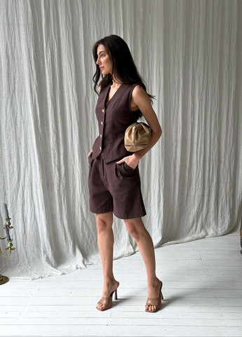 Жіночі літні шорти з льону та бавовни ARTKNIT (ak35577p) Art Knit (334893384)