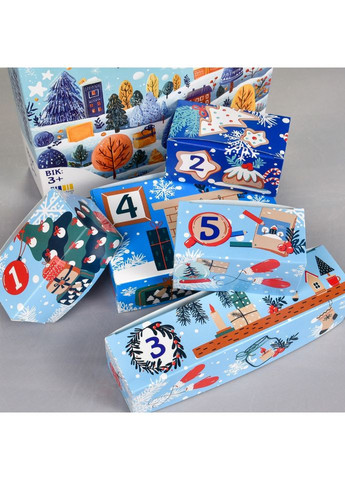 Детский набор для творчества раскраска гипсовой фигурки "Адвент календарь" 31047 Strateg (371402081)