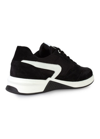 Черные демисезонные кроссовки мужские бренда 9200470_(1) ModaMilano