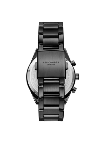 Наручні годинники Lee Cooper кварцові сталь 44х11 мм чорні No Brand England Black (401850880)