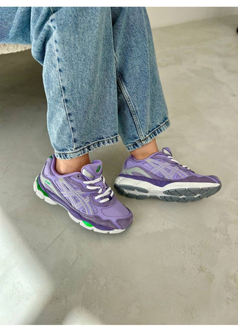 Комбіновані Осінні кросівки чоловічі asics gel violet асікс гель No Brand