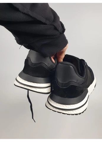 Белые летние кроссовки adidas zx500 black white адидас зх 500 No Brand